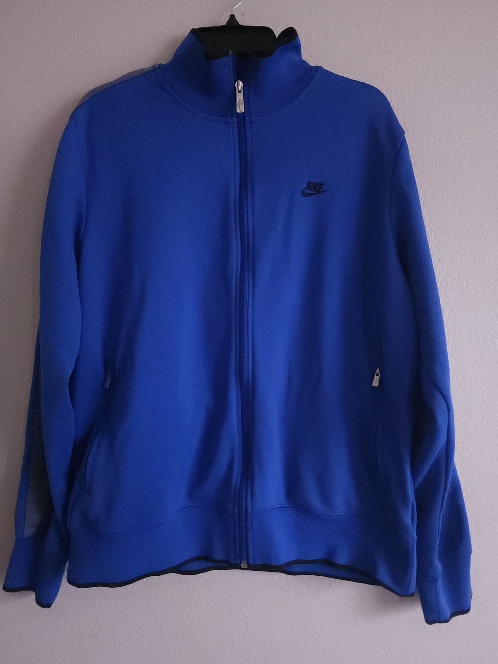 Nike Sportswear Full Zip Track Jacket Royal Blue Gray XL 370404-495